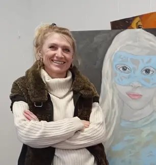 Elena Neuner Portrait der Malerin aus Weimar