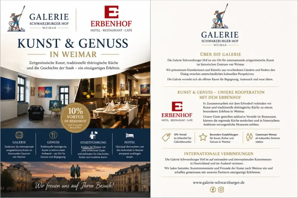 Flyer vom Erbenhof weimar unser Partner
