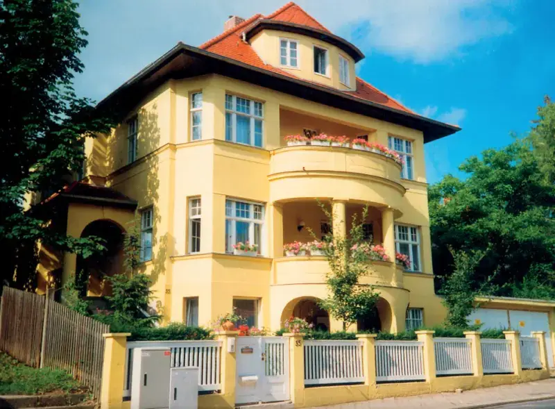 eine Aussenansicht Das Haus "Vila Gisela" Pension in Weimar